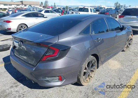 2020 Honda Civic Sport из США, поврежденный, VIN 2HGFC2E8XLH580838